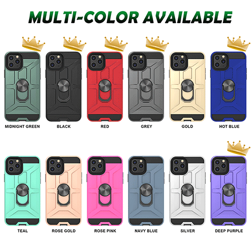 فوجي-گريڊ حفاظتي فون ڪيس مقناطيسي ڪيڪ اسٽينڊ سان